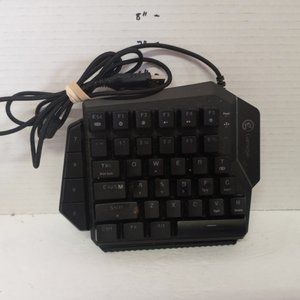 GameSir GK100 One Handed Mechanical Gaming Keyboard LED Backlit USB Wired pad